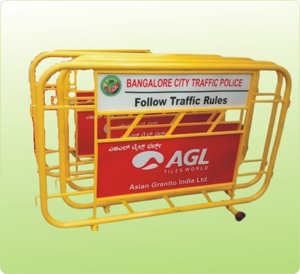 Police barricade Metal 2 Meter